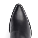 Madison 4 Black Nappa/Stretch Nappa Bootie