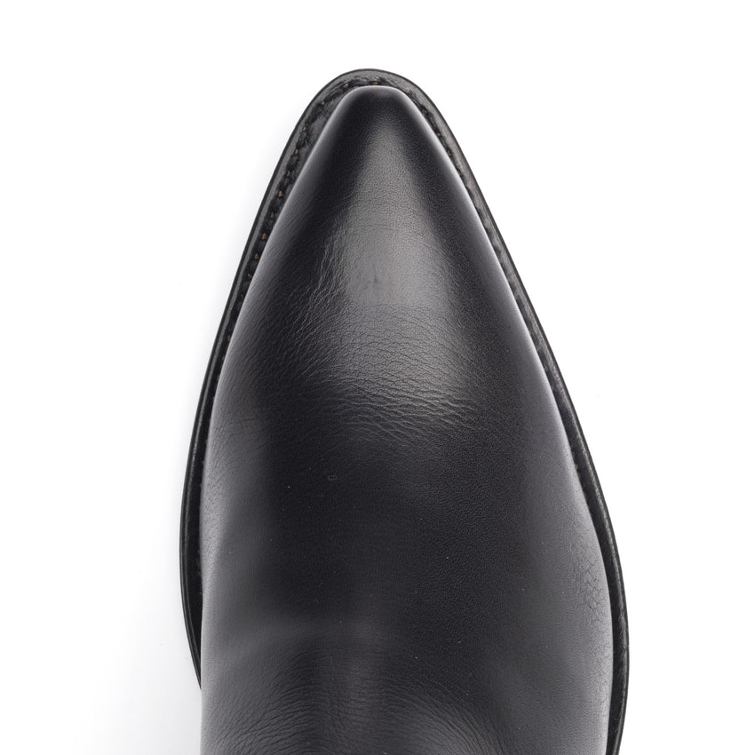 Madison 4 Black Nappa/Stretch Nappa Bootie