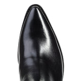 Mission 2 Black Calf Leather Finger-Gore Bootie